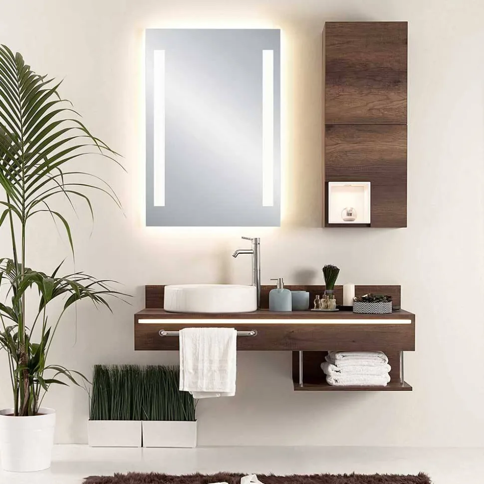 Hängespiegel mit LED Beleuchtung - Muweja