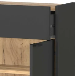 Hänge-Vertiko & runder Spiegel - Sidgarus (zweiteilig)