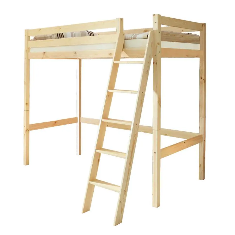 Hochbett Mariel aus Kiefer Massivholz