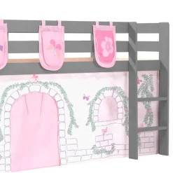 Hochbett mit Schmetterling & Vogel Motiv - Guern