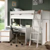 Hochbett mit Schrank und Schreibtisch - Cracks (vierteilig)