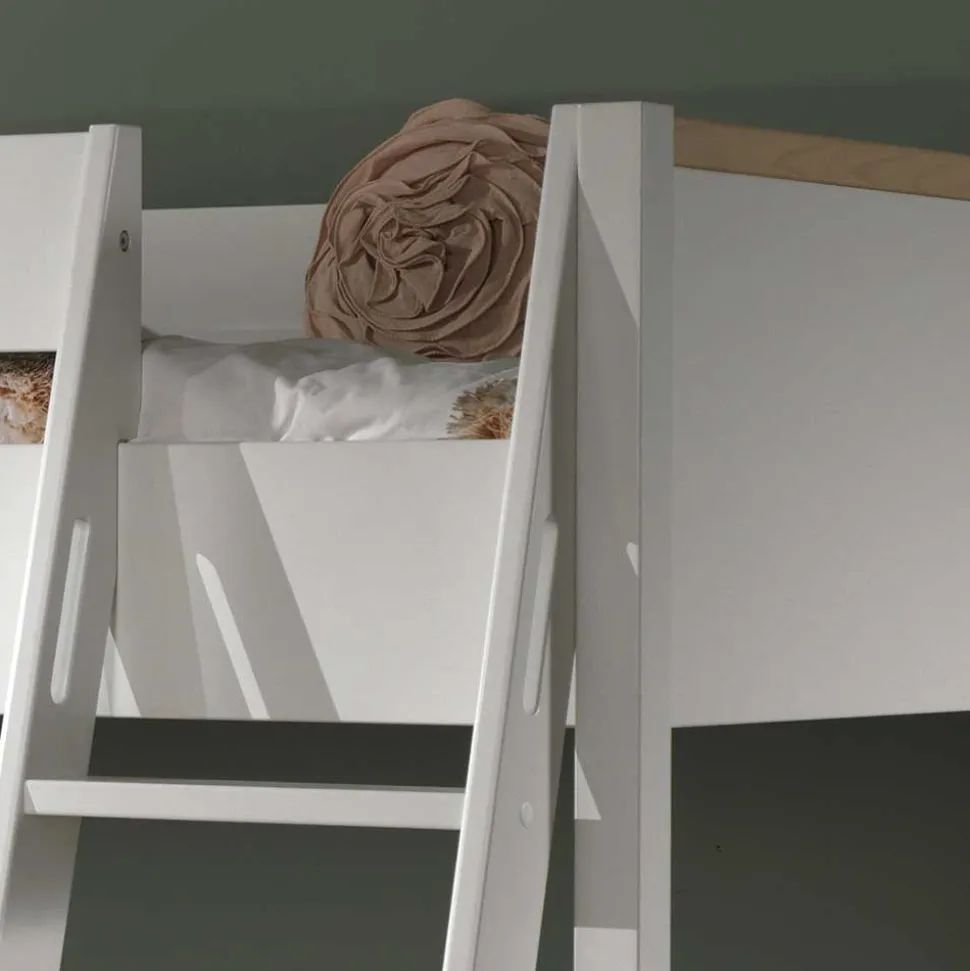 Hochbett mit Schrank und Schreibtisch - Cracks (vierteilig)