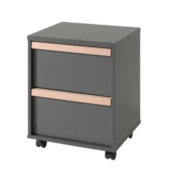 Hochbett mit Schreibtisch und Schrank - Lilova (vierteilig)