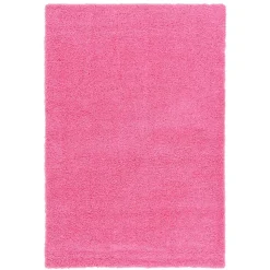 Hochflor Läufer oder Teppich in Pink - Siela