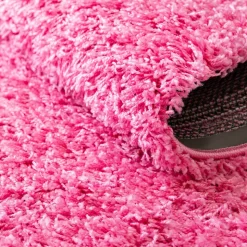 Hochflor Läufer oder Teppich in Pink - Siela