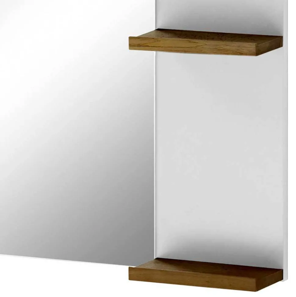 Hochglanz Badeinrichtung in Weiß - Vauflos (dreiteilig)