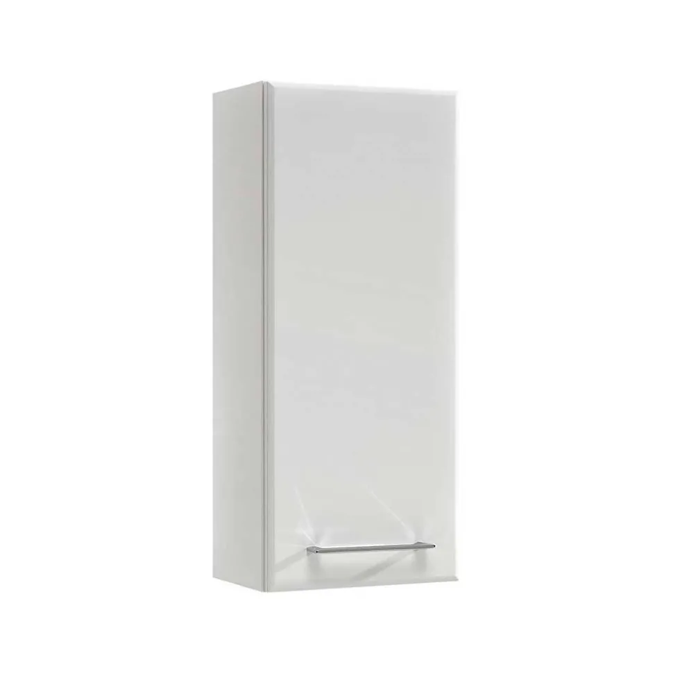 Hochglanz Bad-Oberschrank in Weiß - Makimona