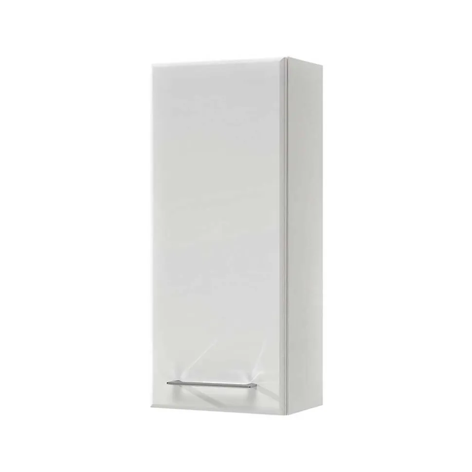 Hochglanz Bad-Oberschrank in Weiß - Makimona