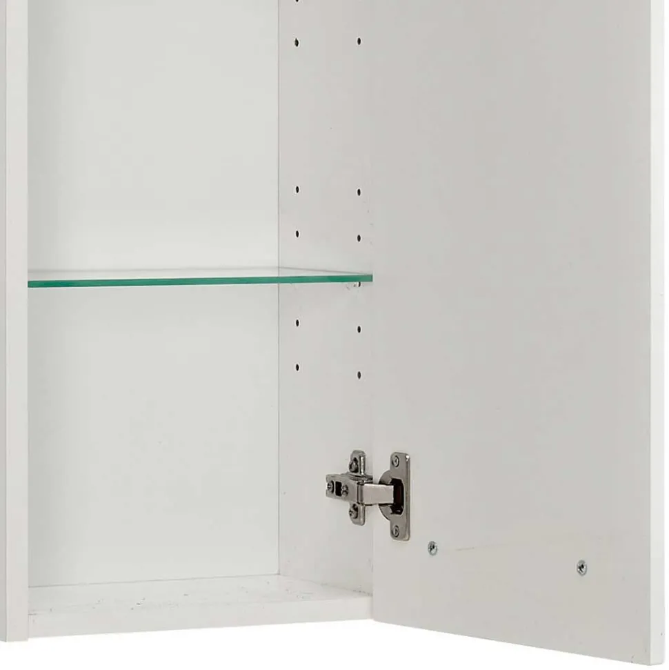 Hochglanz Bad-Oberschrank in Weiß - Makimona