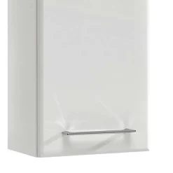 Hochglanz Bad-Oberschrank in Weiß - Makimona