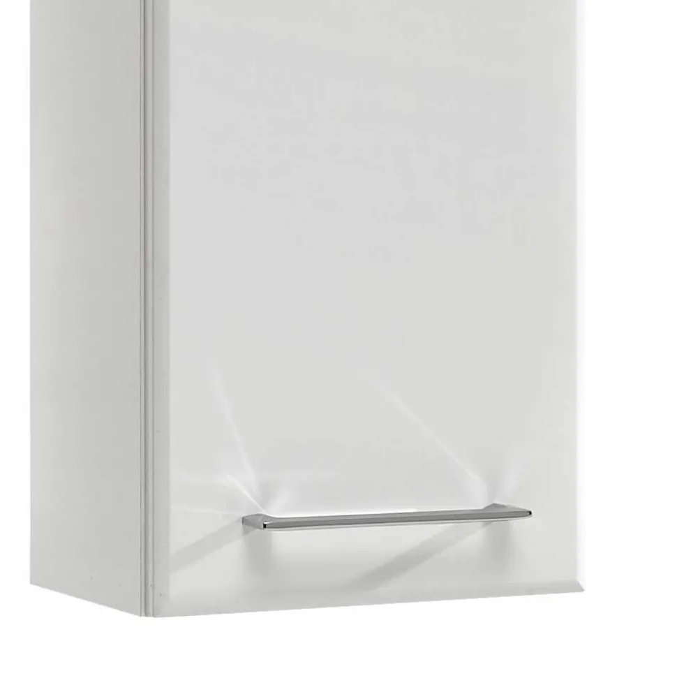 Hochglanz Bad-Oberschrank in Weiß - Makimona