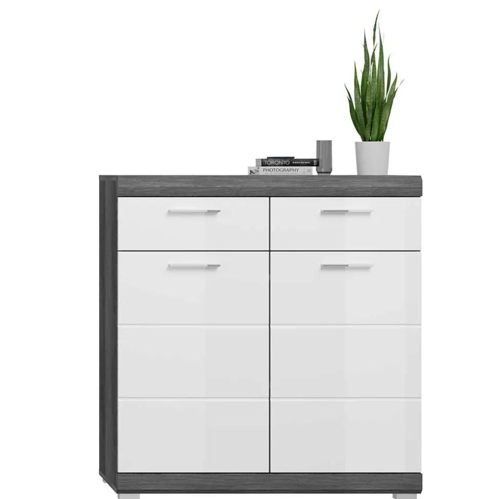 Hochglanz Flureinrichtung Set - Nancys (vierteilig)