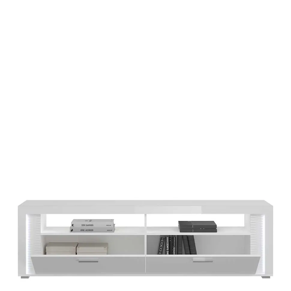 Hochglanz TV Board mit LED Beleuchtung - Gomata