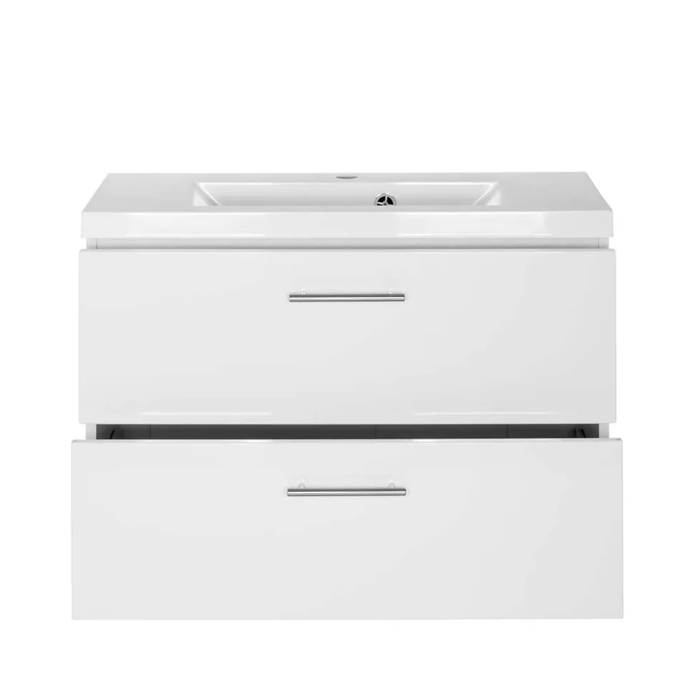 Hochglanz Wand Waschtisch mit Waschbecken - Vohdan