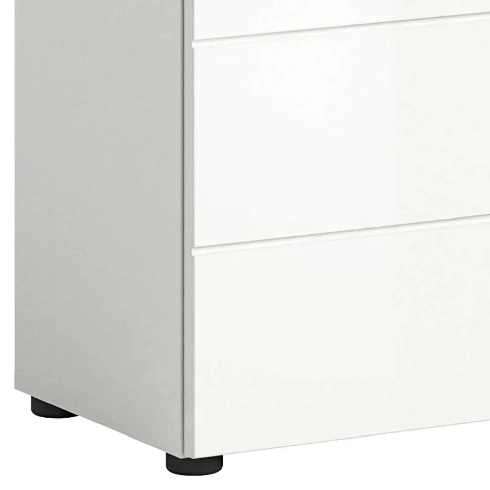 Hochglänzender Waschbeckenunterschrank in Weiß - Vitablos