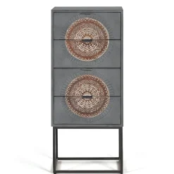 Hochkommode - dekorativ mit Mandalas - Mesusco