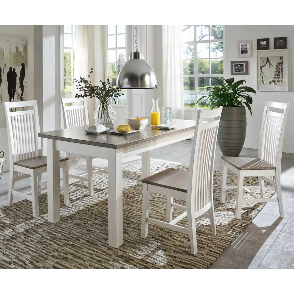 Hochlehner Ovidos in Weiß Grau (2er Set)