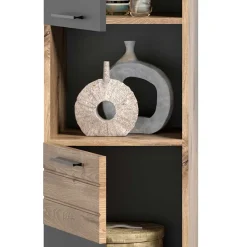 Hochschrank fürs Bad - 2-türig & Fach & Schublade - Depart