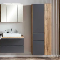 Hochschrank mit drei Türen mit Schublade - Jambi