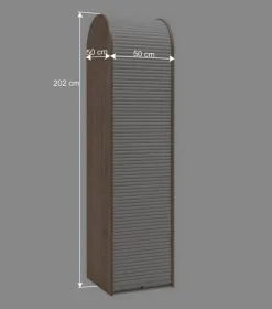 Hochschrank mit Roll-Laden Tür - Veral