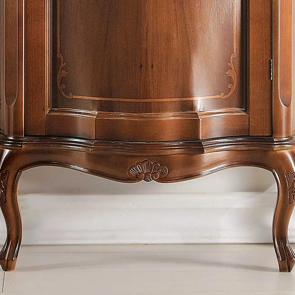 Hochwertige Vitrine im Barock Stil Dentro 214cm hoch