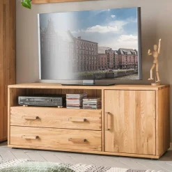 Hochwertige Wohnzimmer Möbel in Eiche - Teano (vierteilig)