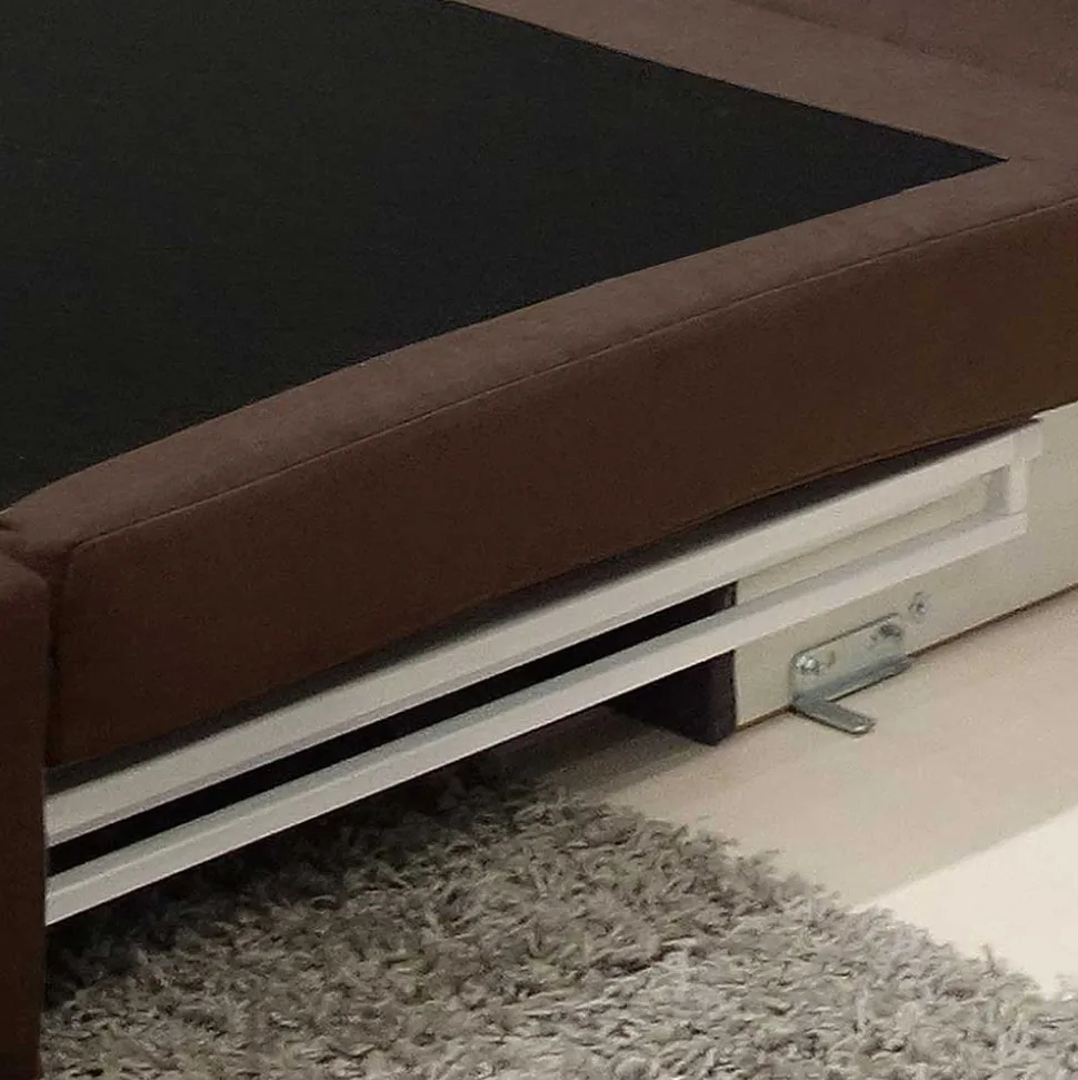 Hochwertiger Schlafsessel in Dunkelbraun - Camuna