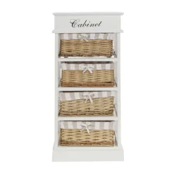 Hohe Kommode Efate mit Körben