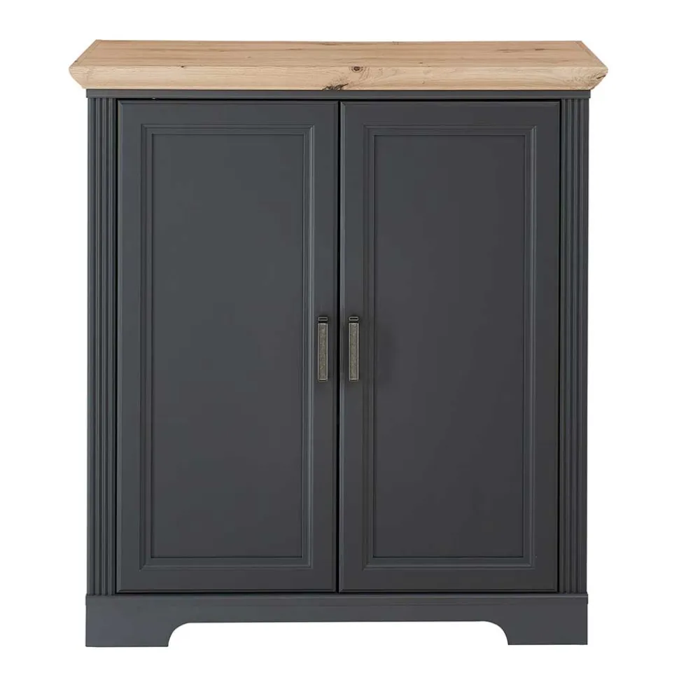 Hohe Türen-Kommode in Dunkelgrau - Joe