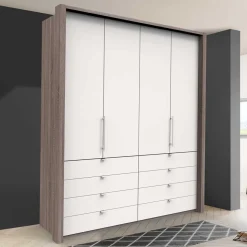 Hoher Falttürenschrank 2 türig - Tivierto