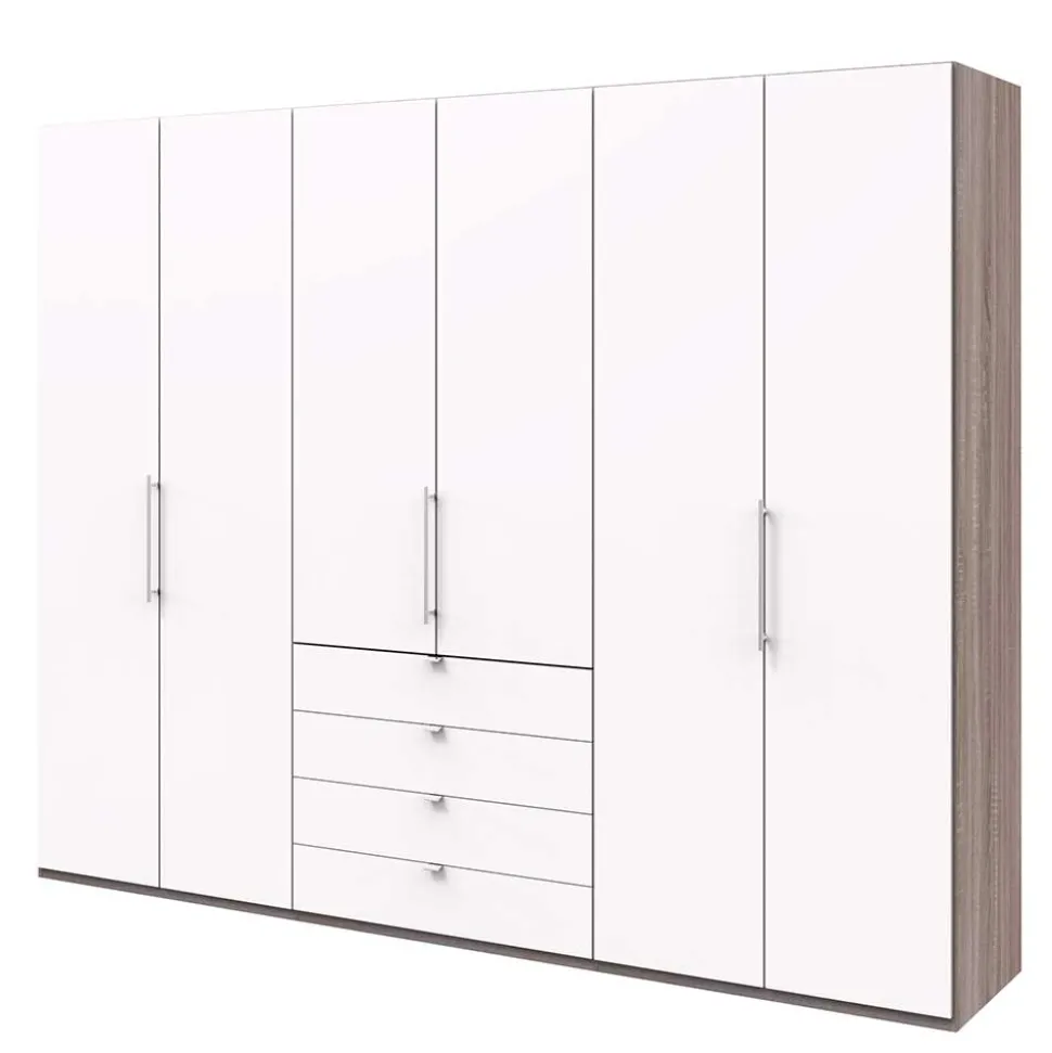 Hoher Kleiderschrank mit 3 Falttüren - Tivierto