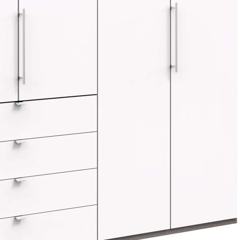 Hoher Kleiderschrank mit 3 Falttüren - Tivierto