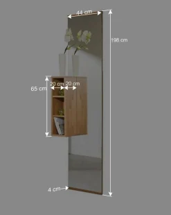 Hoher Spiegel Wislama mit Regalelement