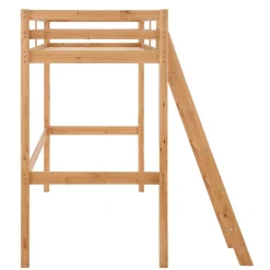 Hohes Hochbett aus Kiefer Massivholz - Usavina