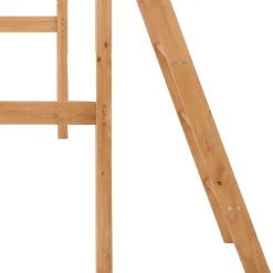 Hohes Hochbett aus Kiefer Massivholz - Usavina