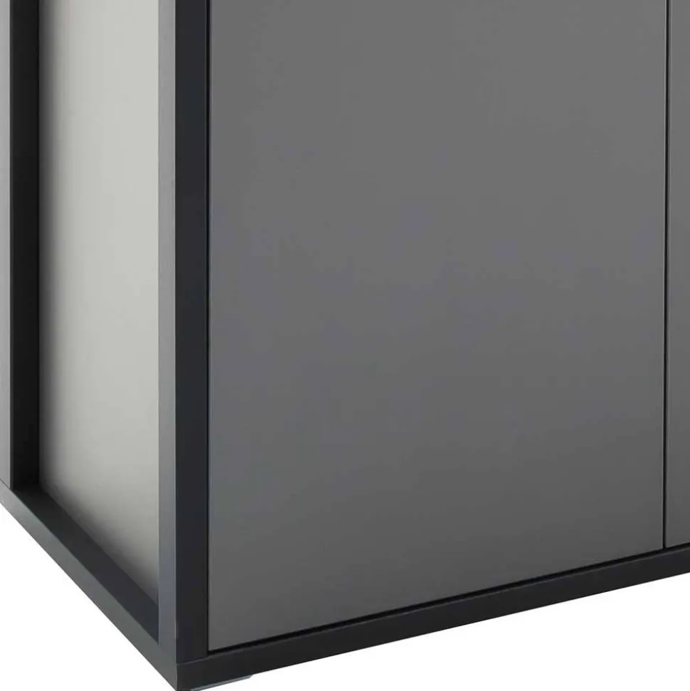 Hohes Sideboard in Grau & Anthrazit - Ridona