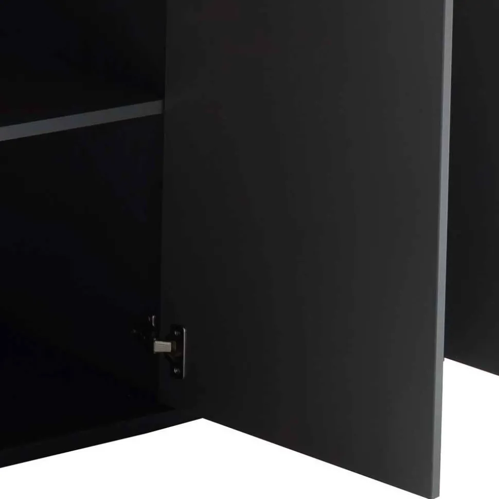 Hohes Sideboard in Grau & Anthrazit - Ridona