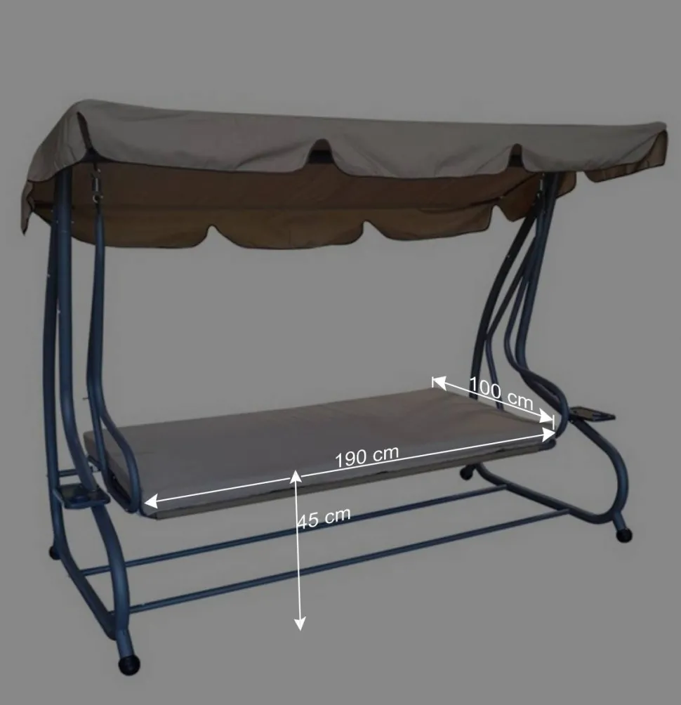 Hollywood Schaukel Alino in Creme