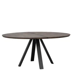 Holz Essgruppe in Rund - Granada (siebenteilig)