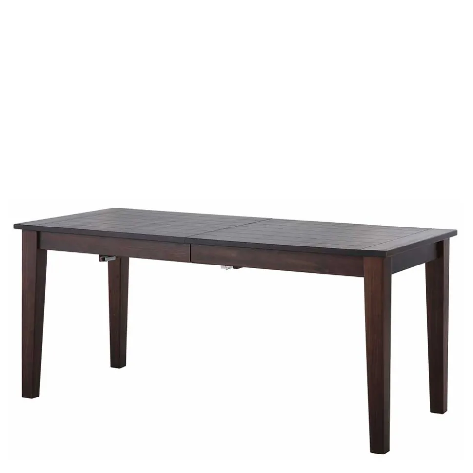 Holz Esstisch ausziehbar in dunklem Wenge Braun - Cervena