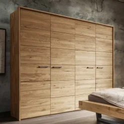 Holz Kleiderschrank mit Passepartout Rahmen - Cancun
