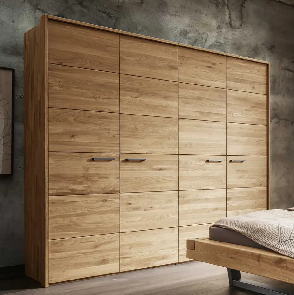 Holz Kleiderschrank mit Passepartout Rahmen - Cancun