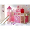Holz Prinzessinbett mit Rutsche & Turm - Pulaudio