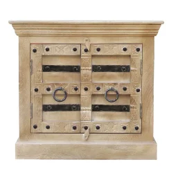 Holz Waschbeckenschrank im Shabby Chic Stil - Abid