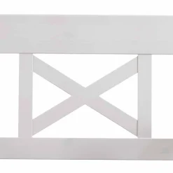 Holzbank Lugon in Weiß Laugenfarben