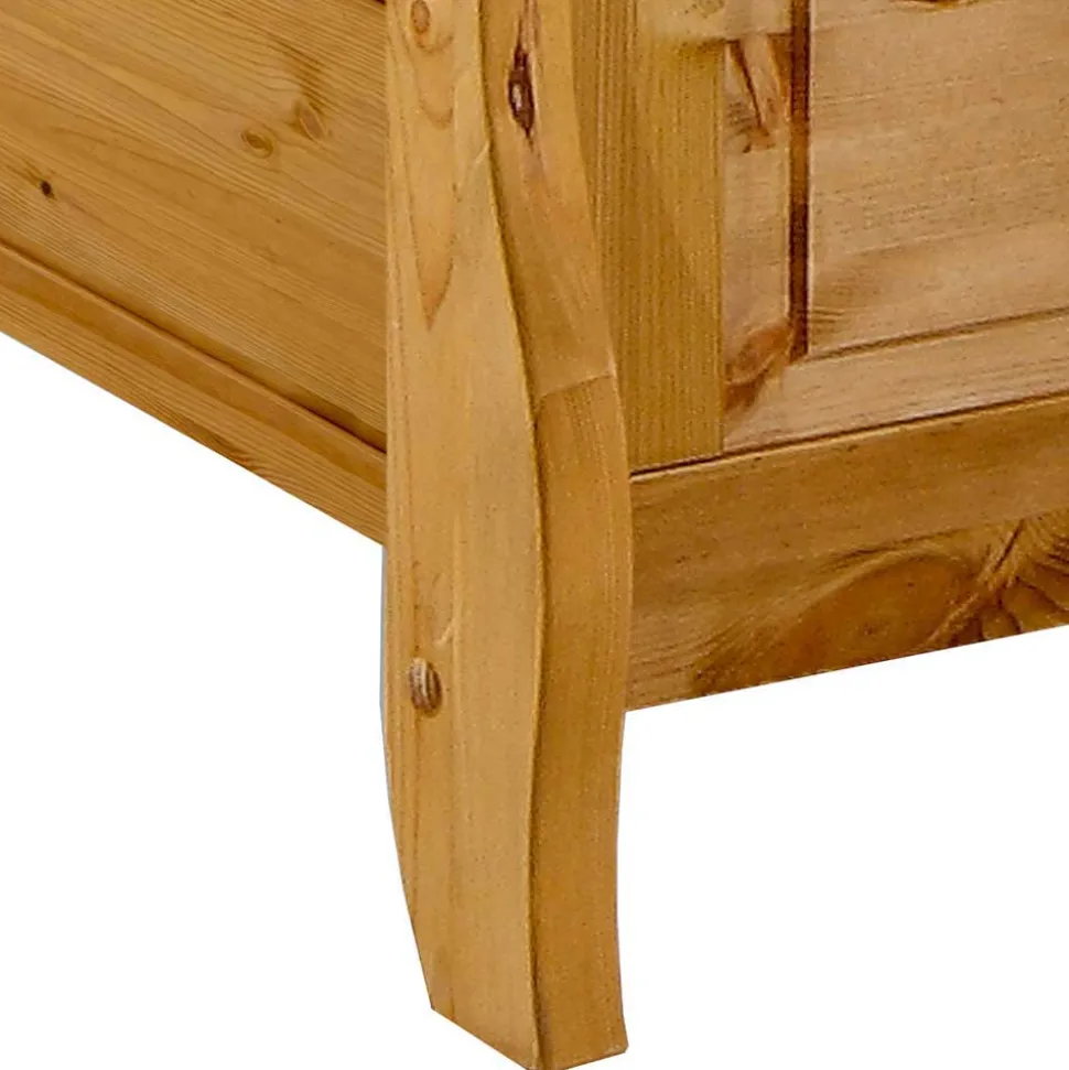 Holzbett Corabia mit Nachtkommoden (dreiteilig)