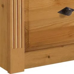 Holzbett Corabia mit Nachtkommoden (dreiteilig)