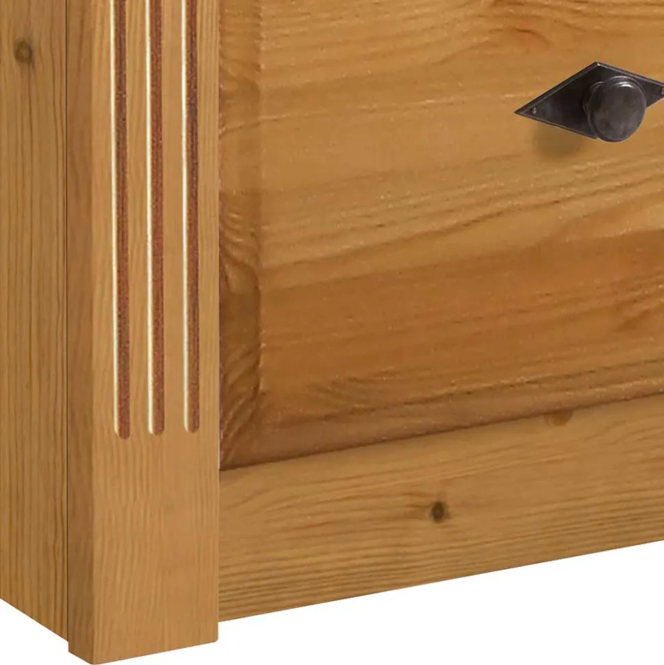 Holzbett Corabia mit Nachtkommoden (dreiteilig)