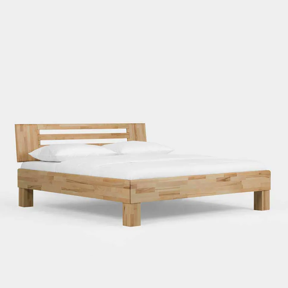 Holzbett Life in Kernbuche natur geölt