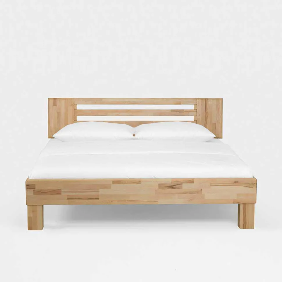 Holzbett Life in Kernbuche natur geölt